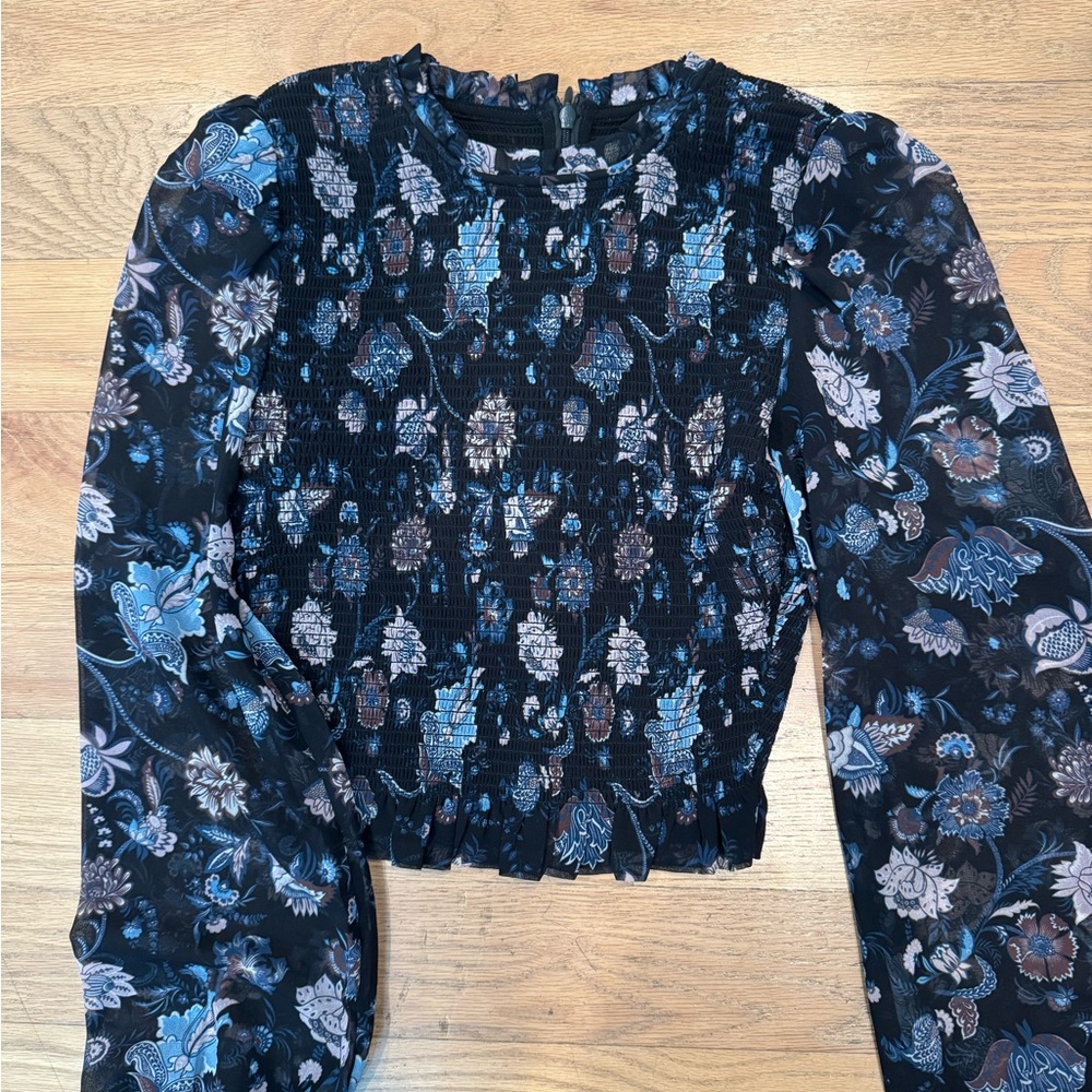 Artzia Wilfred Smocked Top